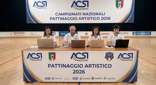 Sessione di formazione per giudici e allenatori di pattinaggio ACSI